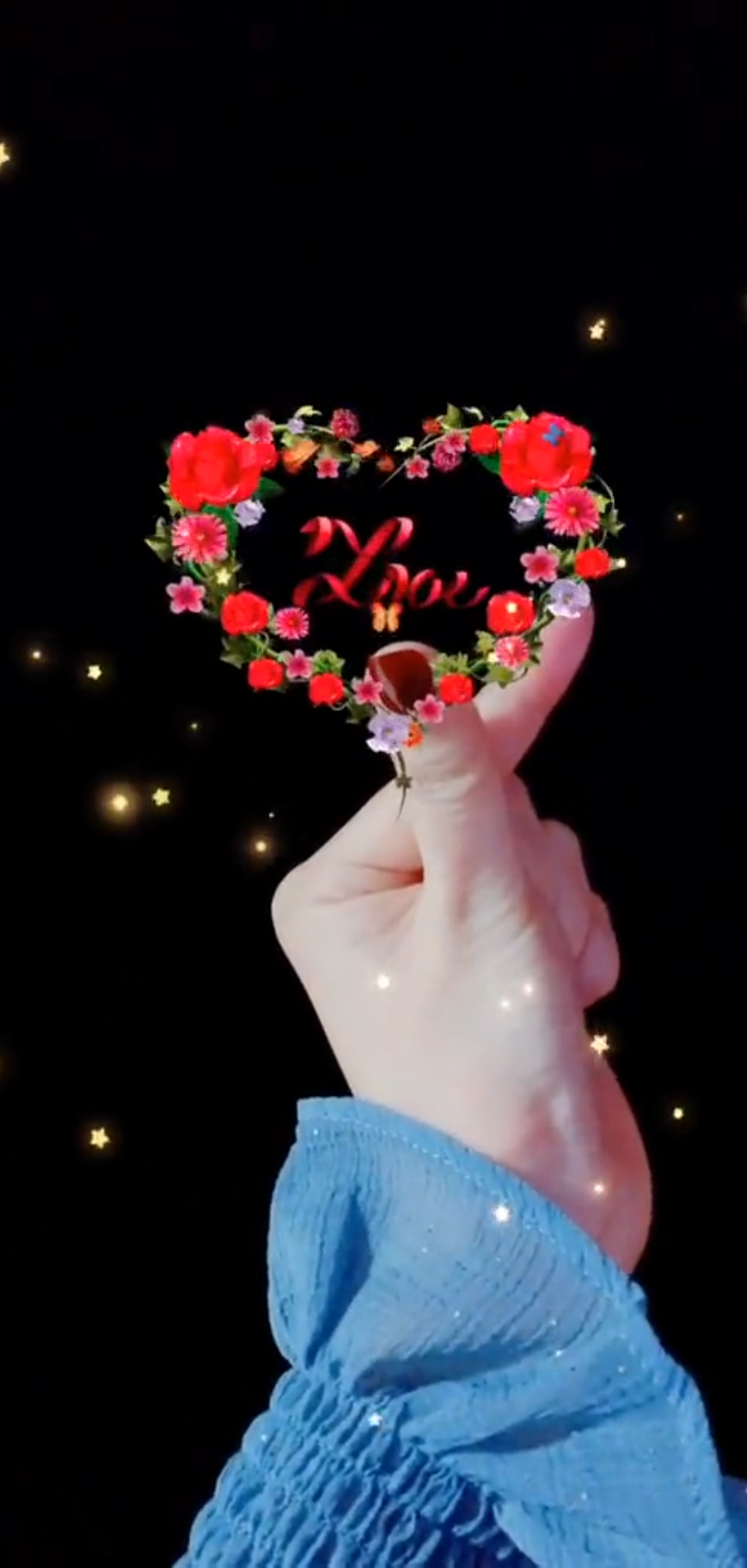 情人节宜心动#送你小心心,送你花一朵,你在我生命中太多的感动