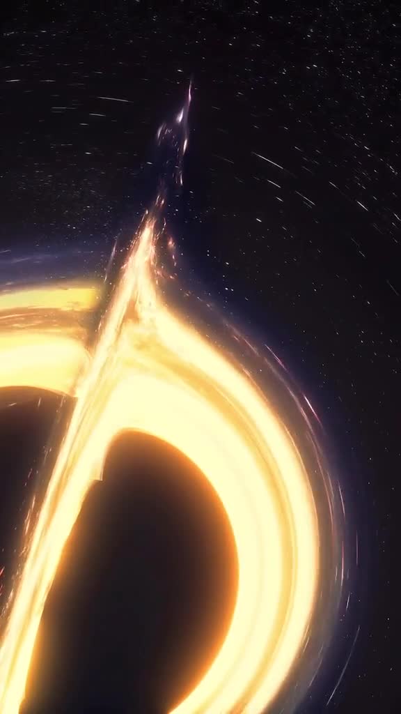 宇宙中拥有超强引力的黑洞可以瞬间吞噬周边天体从来不挑食这可能是它