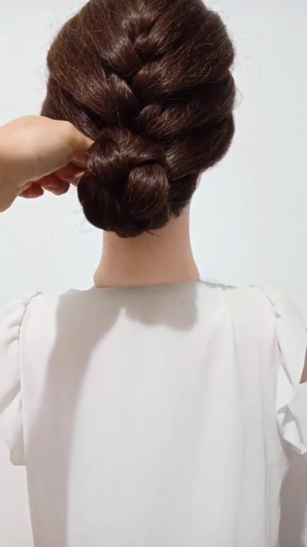 我是时髦造型红人#长发过年这样扎也好看