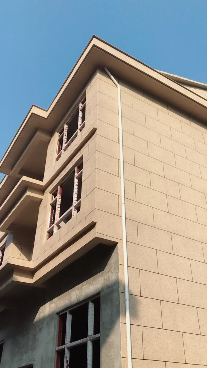 双11好物推荐#外墙水包沙完工了,效果还可以吗