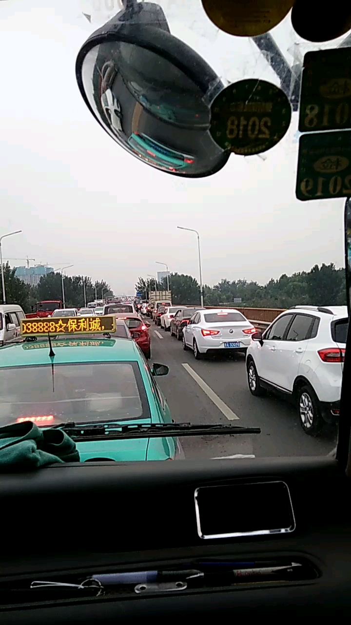 黄河大桥堵车,堵的真烦人!