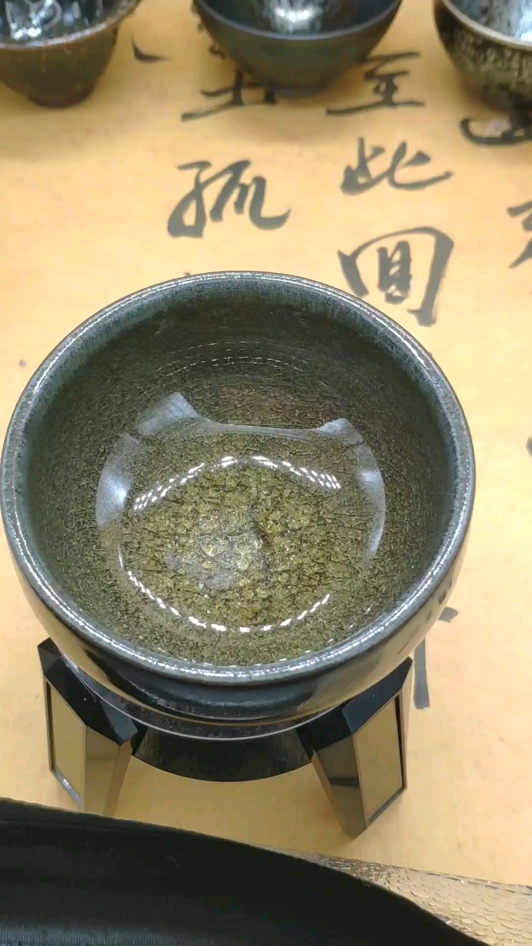 美食#冰晶冰裂《绿水晶》建盏