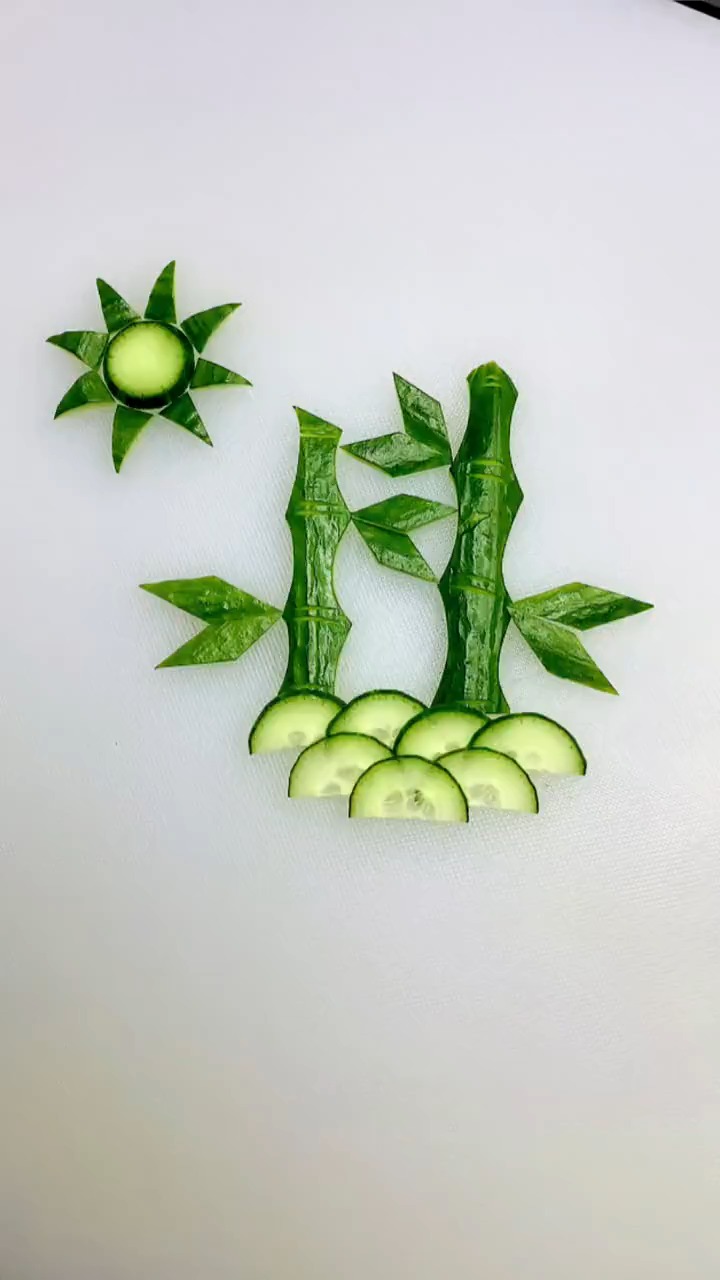 每天一点冷知识#黄瓜造型竹子