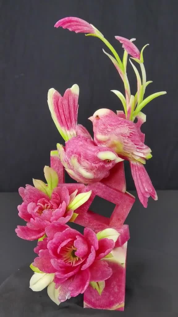 萝卜变成萝卜雕刻作品有多少人喜欢