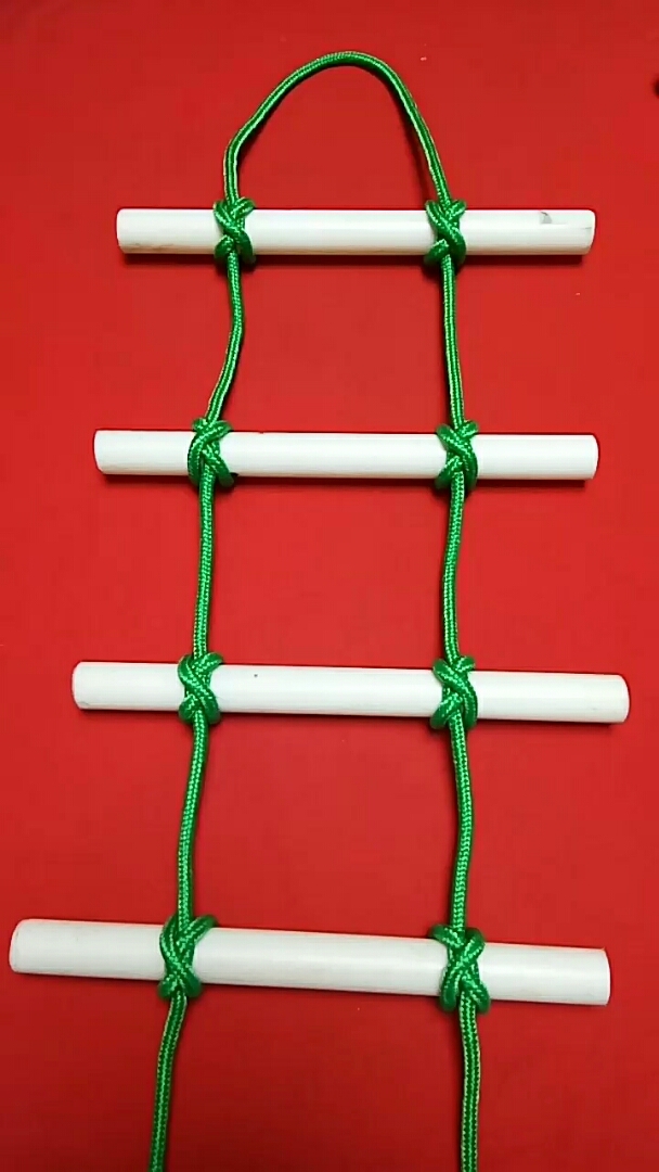 这就是户外作业,救援,攀爬最实用的绳子软梯结!