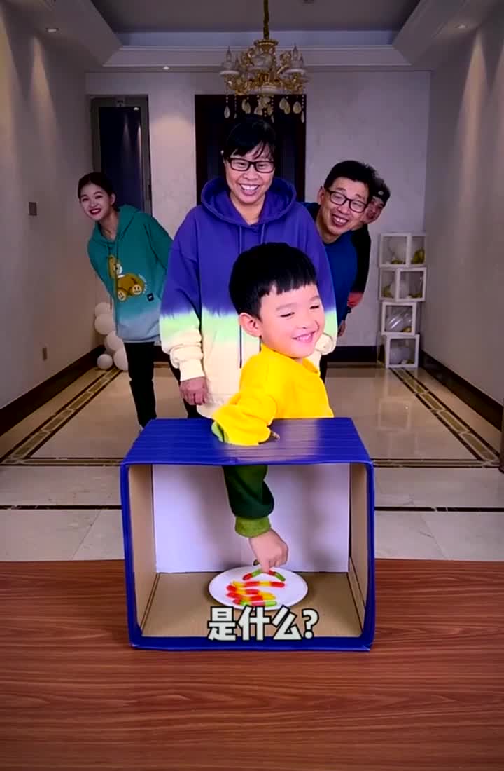 摸箱猜物挑战,太刺激了,留着过年玩!
