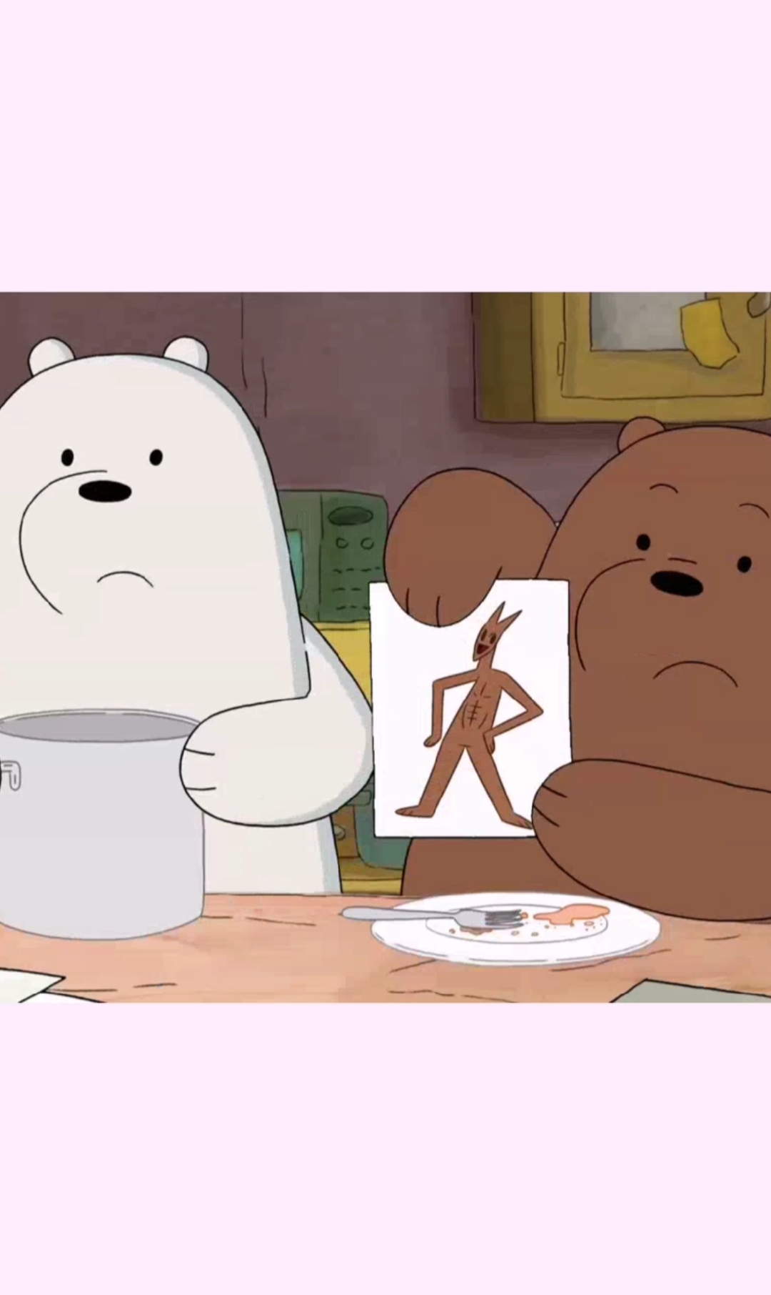 动漫#咱们裸熊:小画家胖达眼里的三只熊是这样的