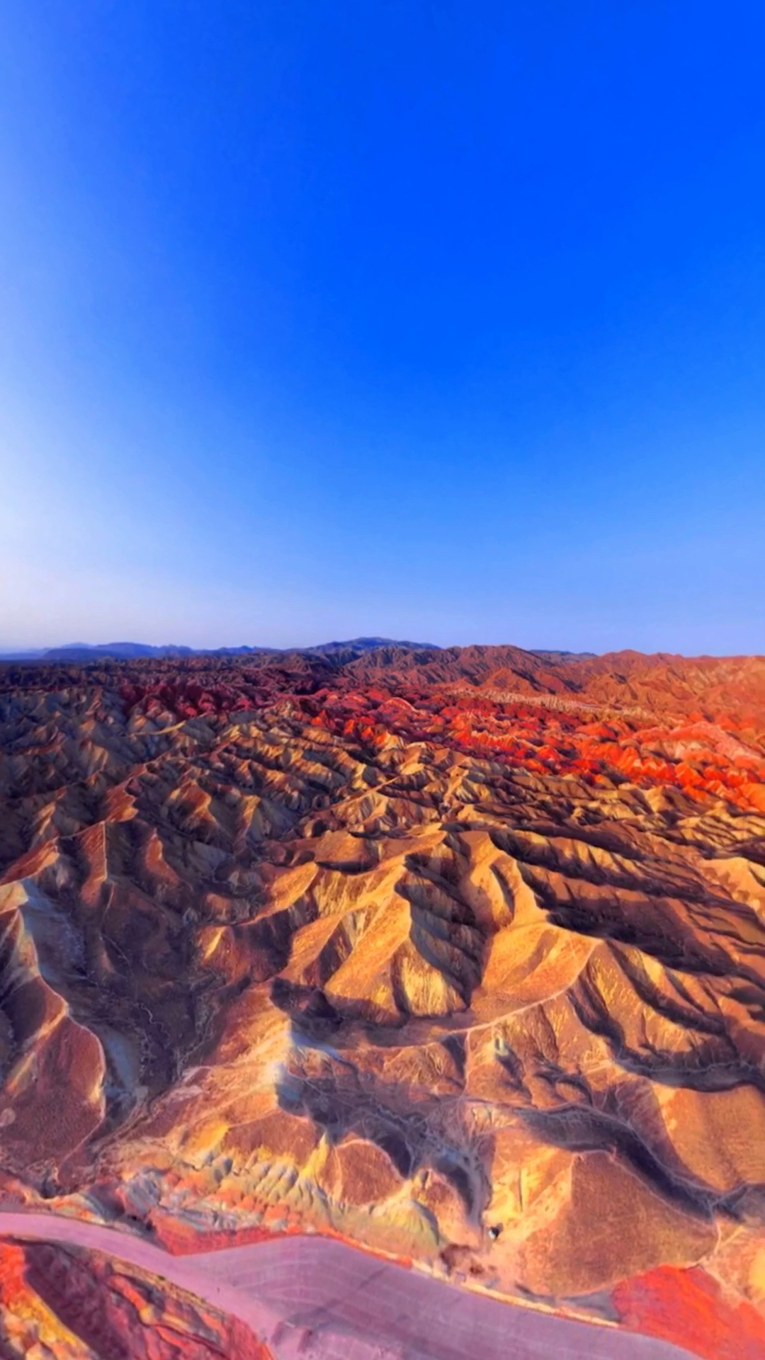 旅游进行时#张掖的七彩丹霞地貌,祖国的大好河山美如画.