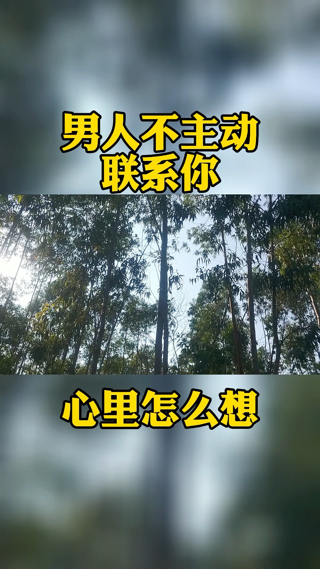 男人不主动联系你他心里是怎么想的