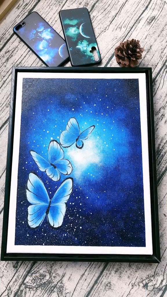 丙烯彩绘:这幅画被我妈看见,我会不会挨揍