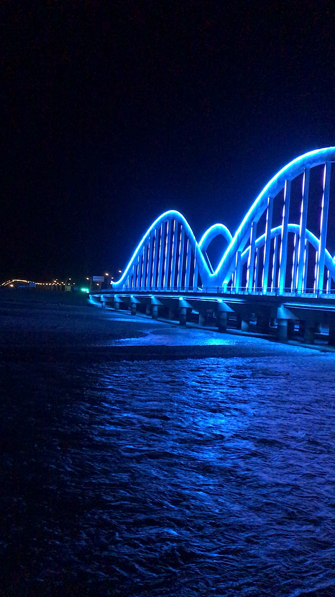 彩虹桥的夜晚