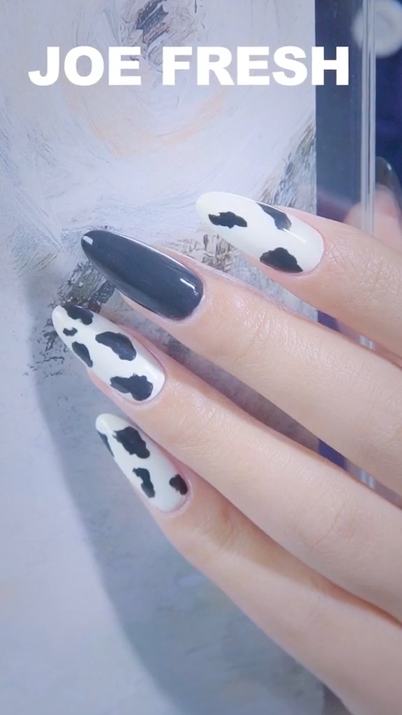 blackpinkrosé朴彩英的美甲奶牛甲来呐