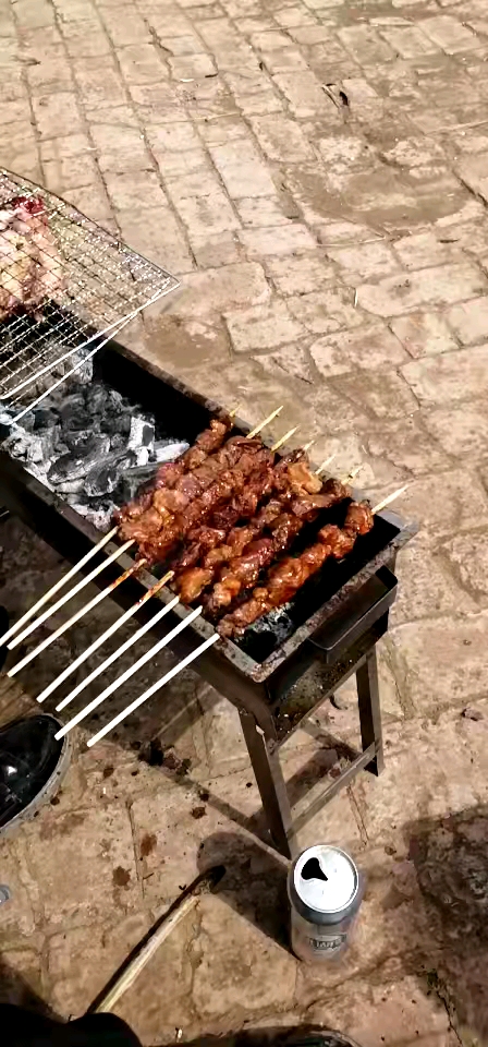 土味情话#户外烤串,烤羊排,你是不是也想吃