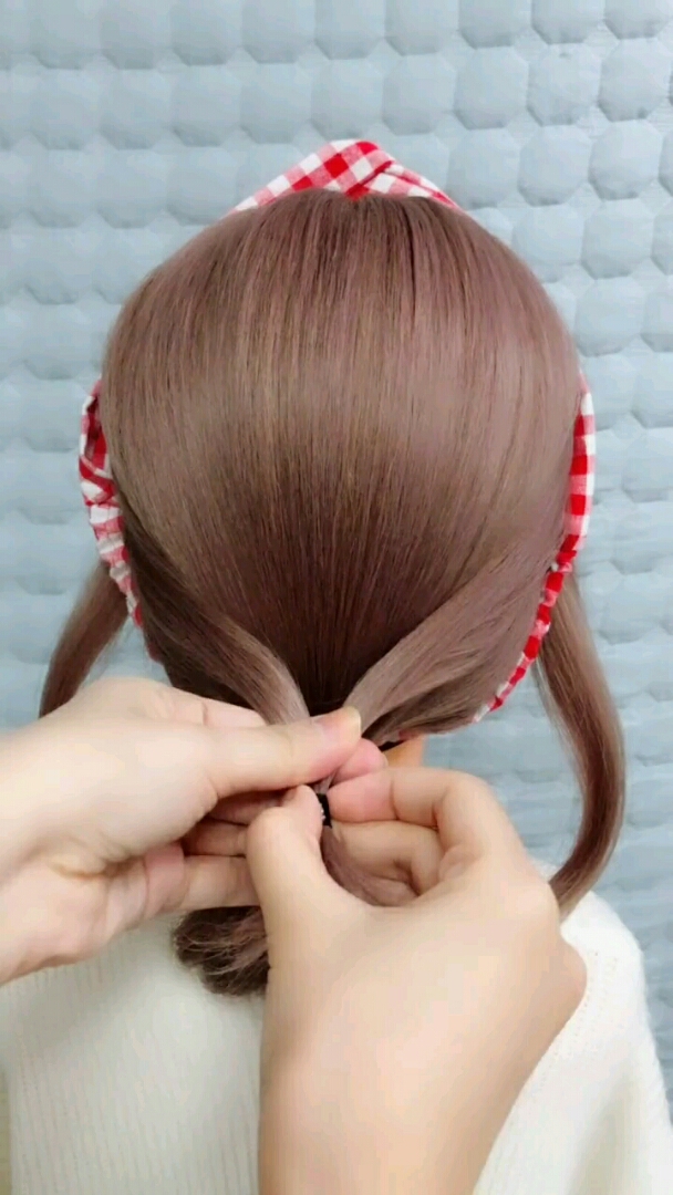 发带的n种扎法.