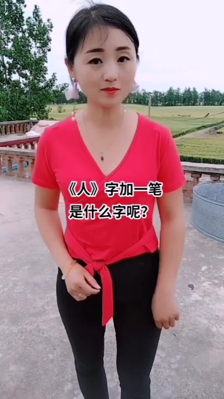 《人》字加一笔,不是个字,不是大字,是什么字