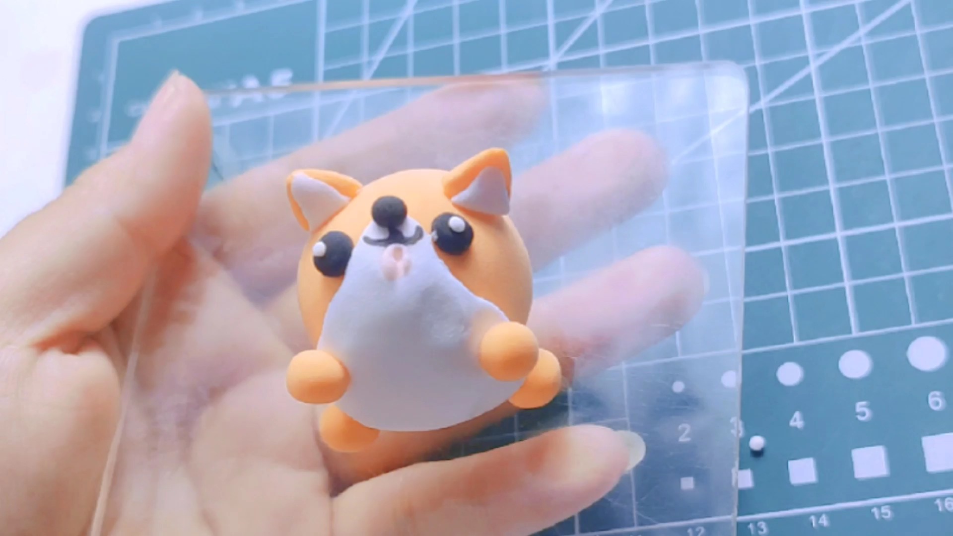 亲子手工黏土教程 捏一只可爱的小狗 孩子喜欢