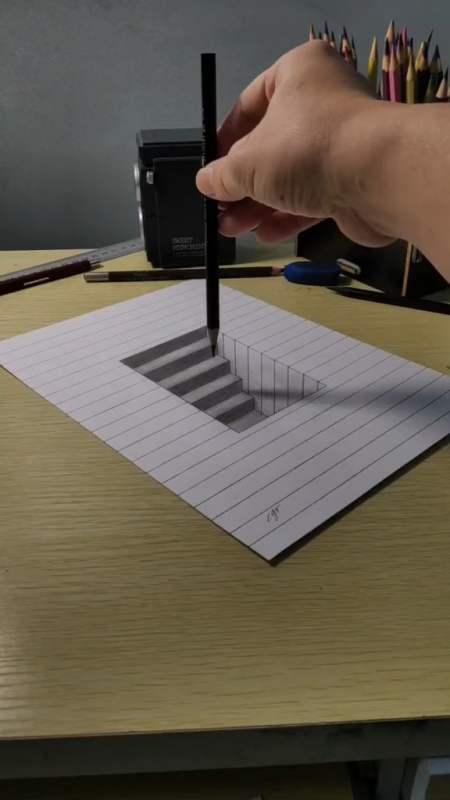 轻知计划#零基础也能学会3d立体画