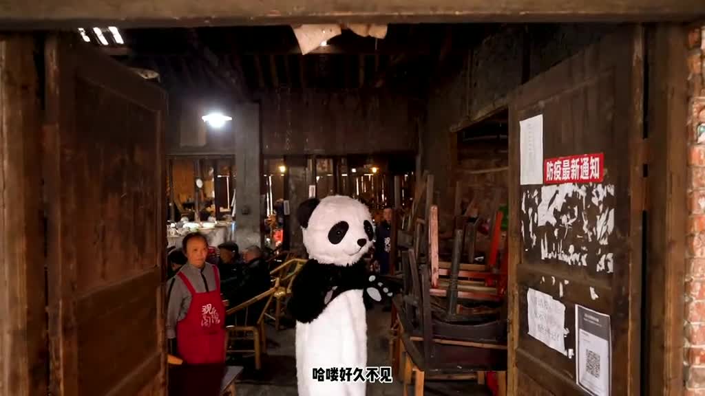 国宝熊猫#这个周末,来观音阁茶馆,品味老四川味道
