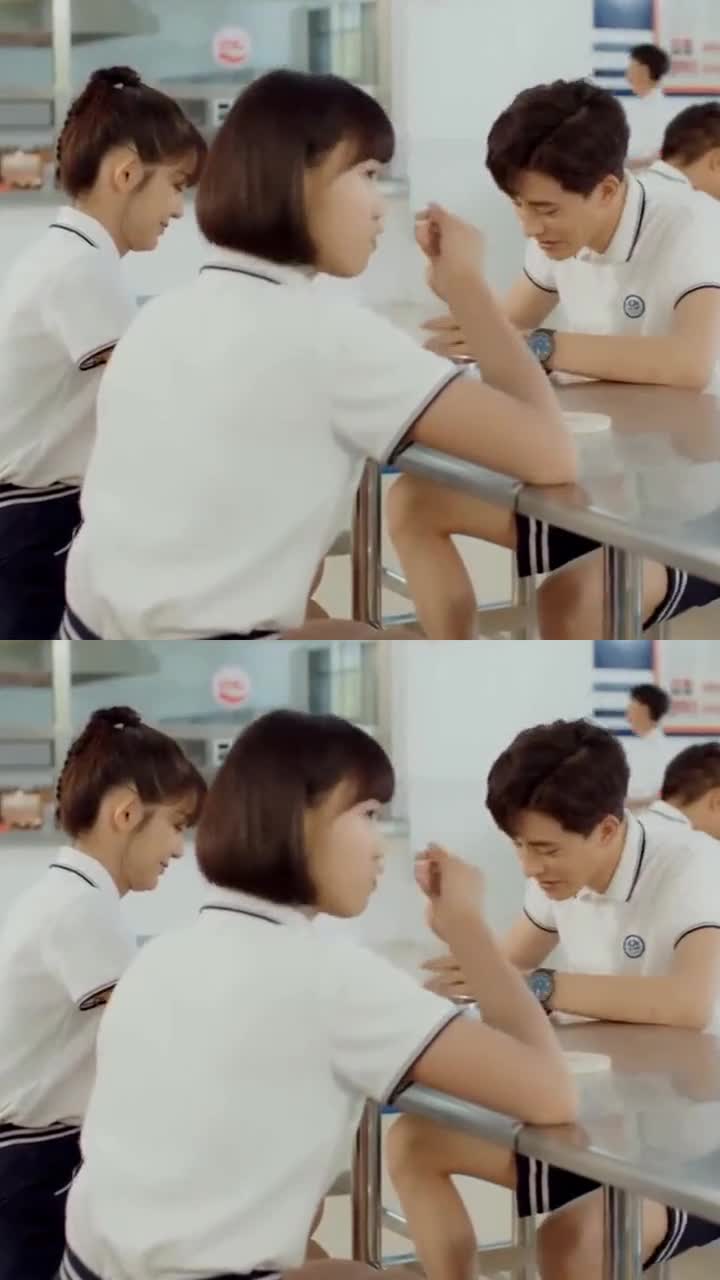 时光与你都很甜:陆一白张昊天情敌俩同桌吃饭,林星辰夹在中间太尴尬