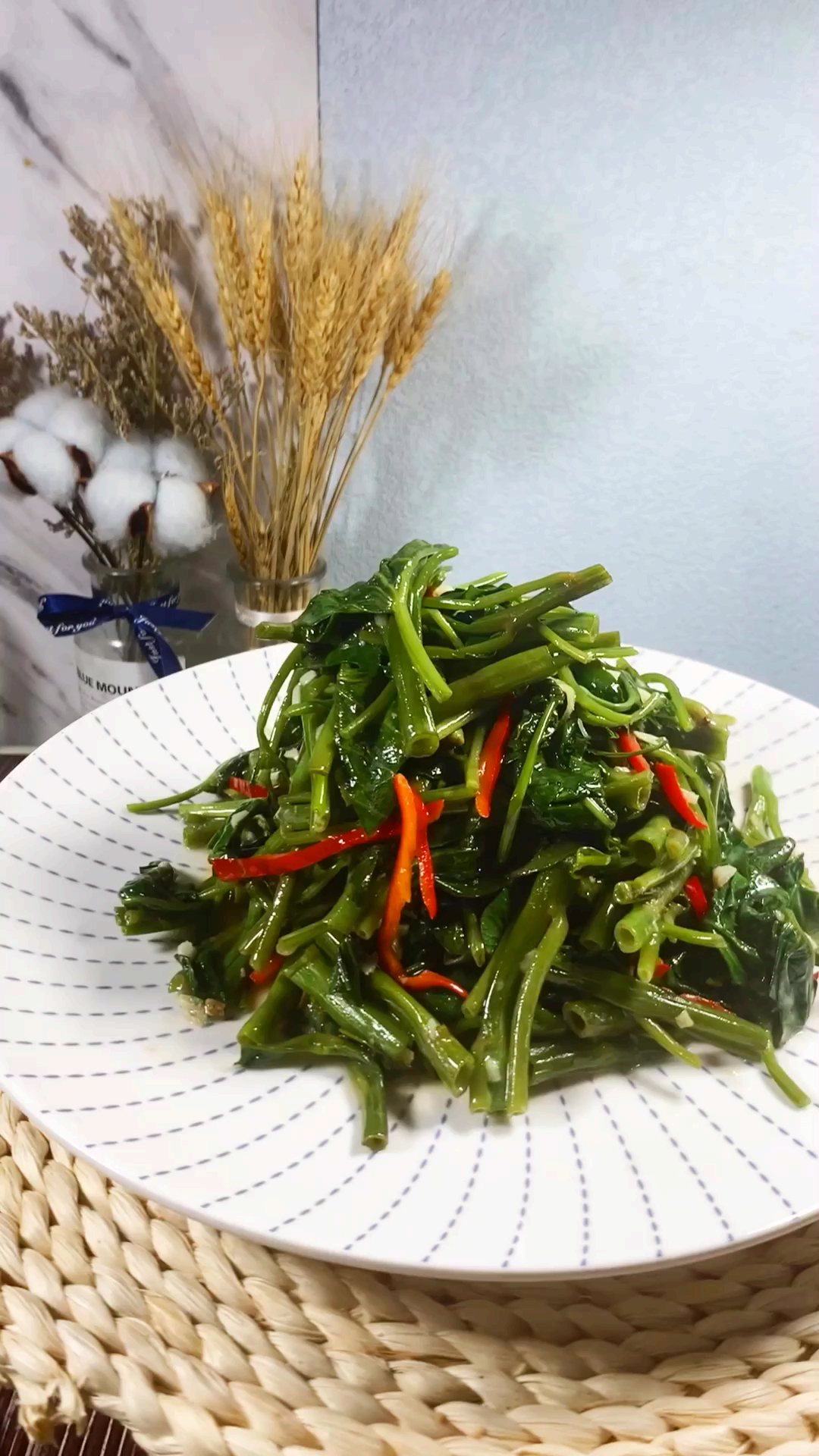 美食#椒丝腐乳空心菜.简单的美味.你吃过没有.