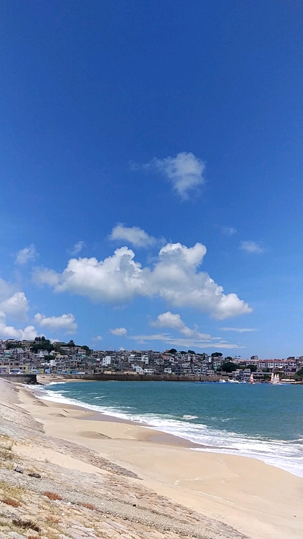 蓝天白云碧海银滩,美丽东山岛