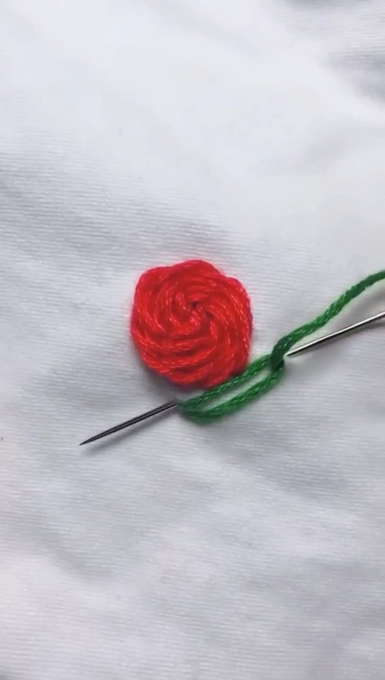 全民双十一津贴#秒手缝小玫瑰花