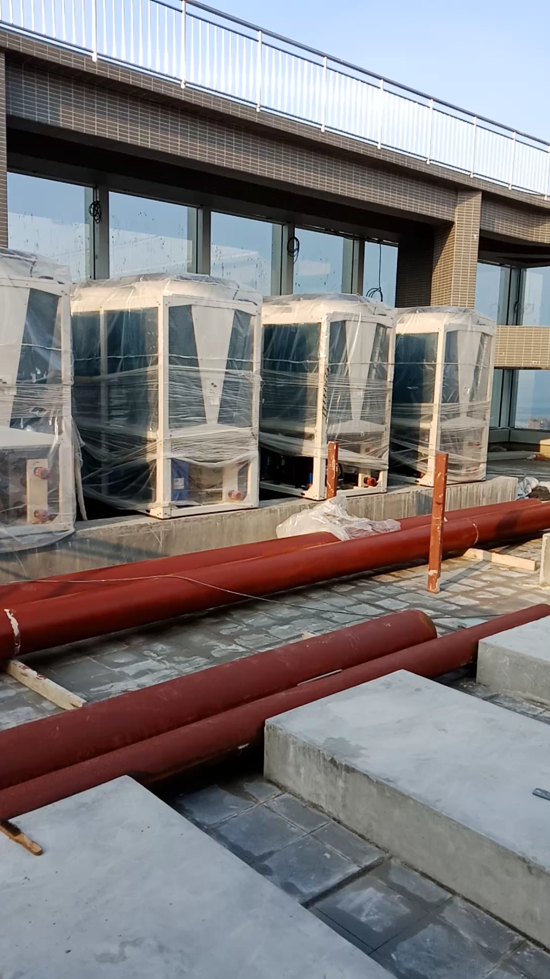 抗暑大作战#屋顶机房