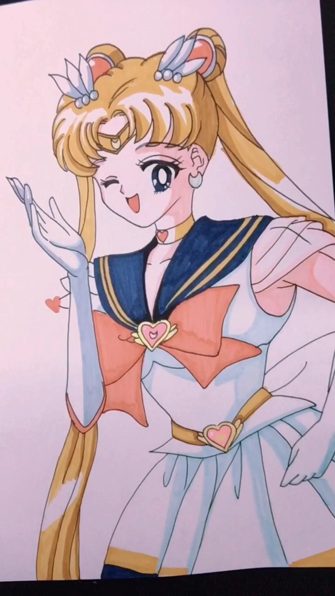 美少女战士绘画全过程