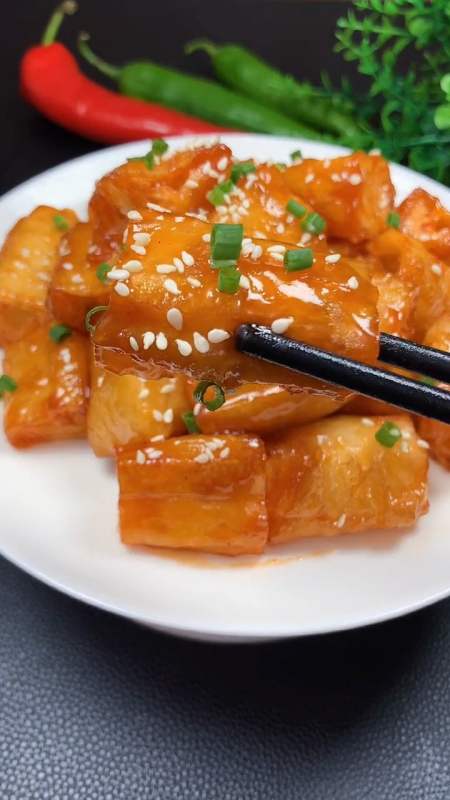 美食#糖醋油条,酸酸甜甜,超级喜欢