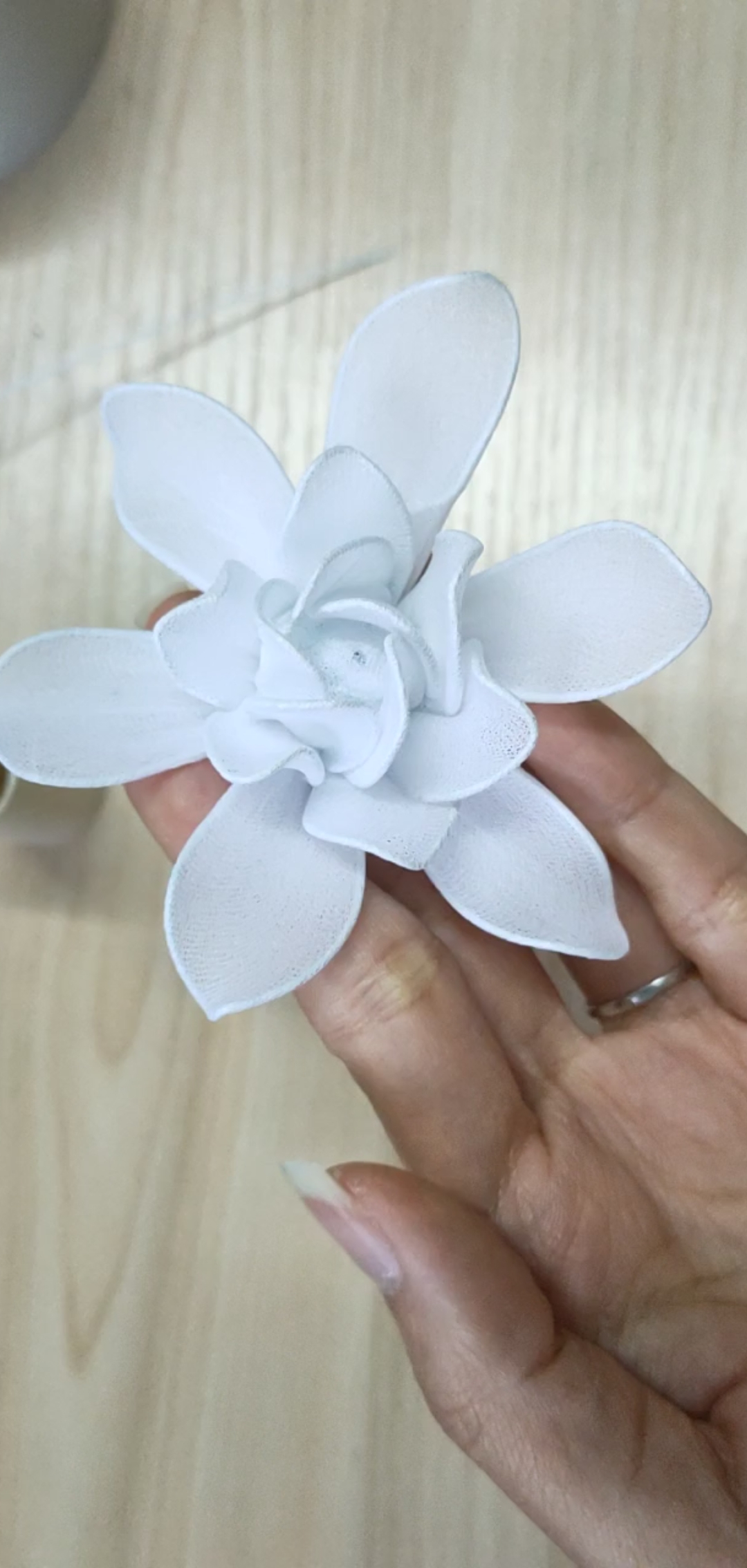 手工丝网花制作#栀子花开