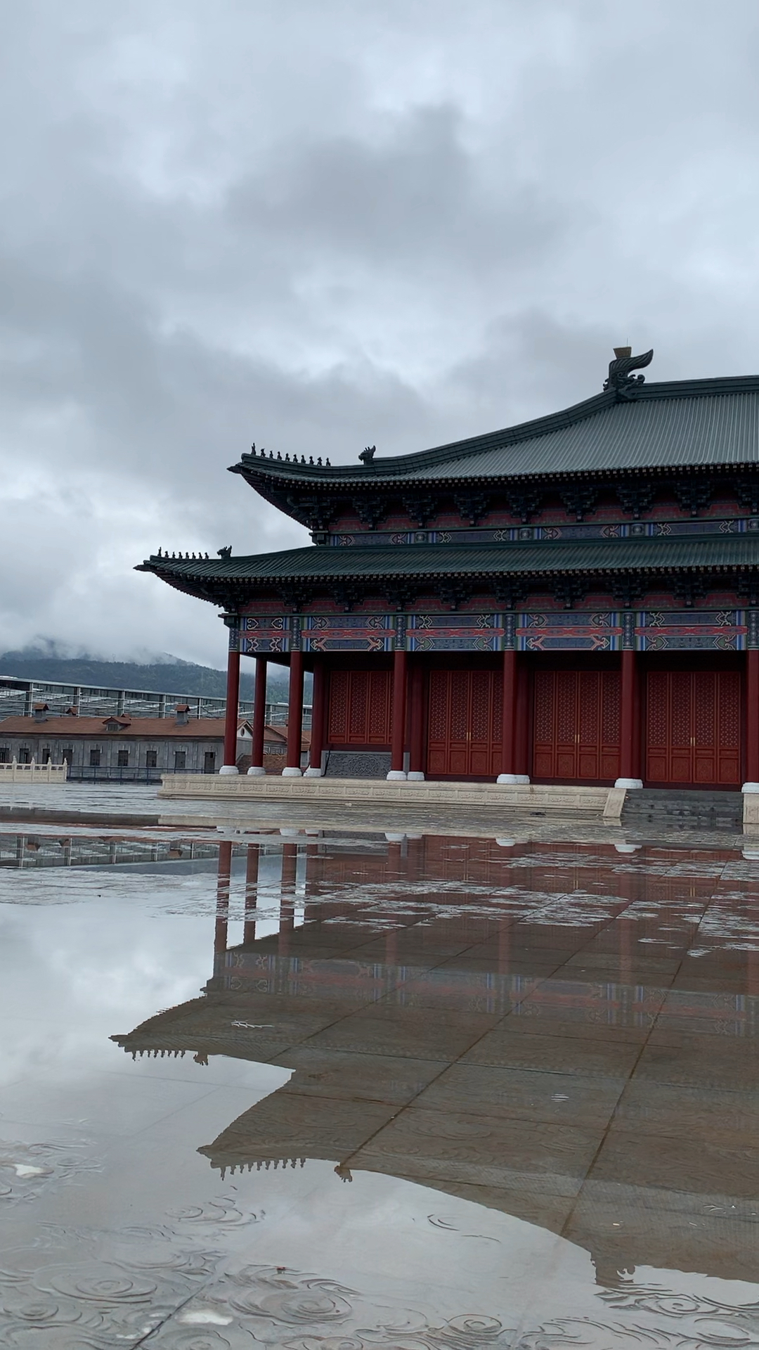 大横国的"大庆殿"和"富士山"