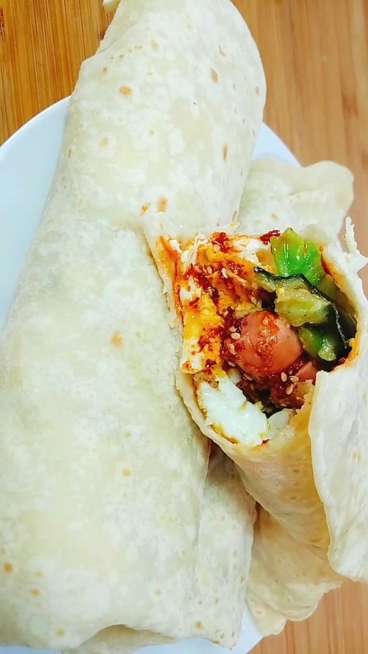 舌尖上的乡村美食#麻辣串卷饼烙饼调酱全都教给你,学会就能摆摊了-度