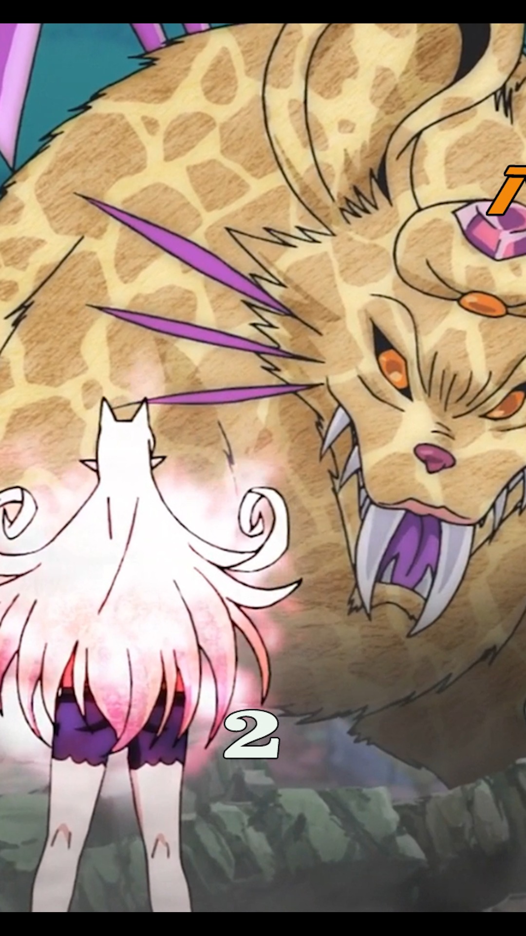 动漫#怪物入侵公园,被女汉子霸气秒杀!这样的后宫敢要吗-度小视