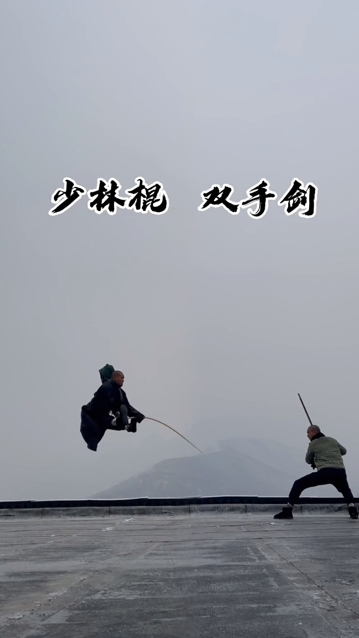 我们都是讲武德的好孩子,少林棍vs双手剑
