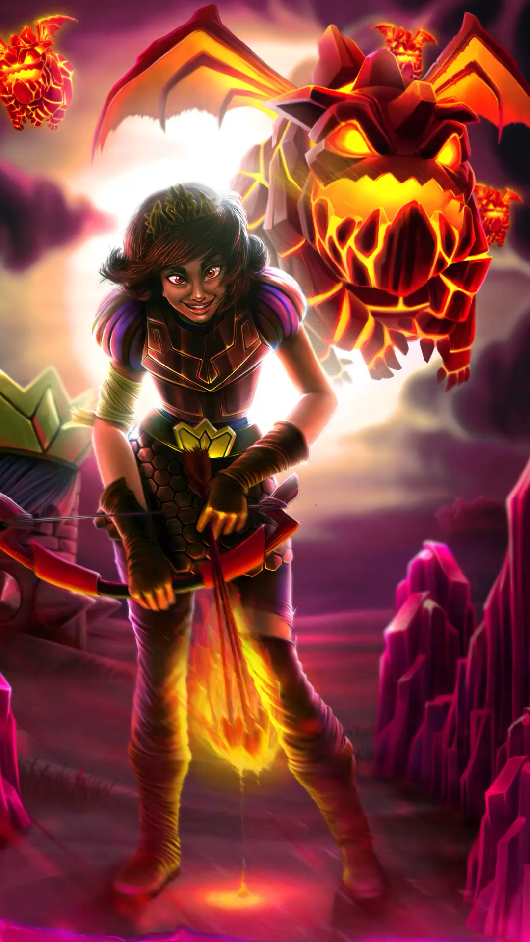 手绘部落冲突·皇室战争传奇卡牌迷人的公主!-度小视