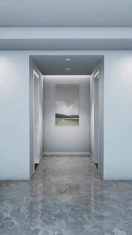 家里过道不想装门套可以这样设计