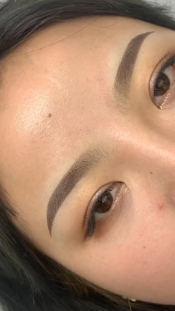 纹绣半永久#雾眉完成
