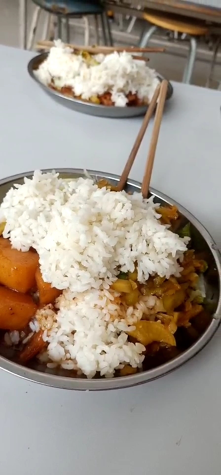 厂里的烂伙食天天都是这样,让我难以入口