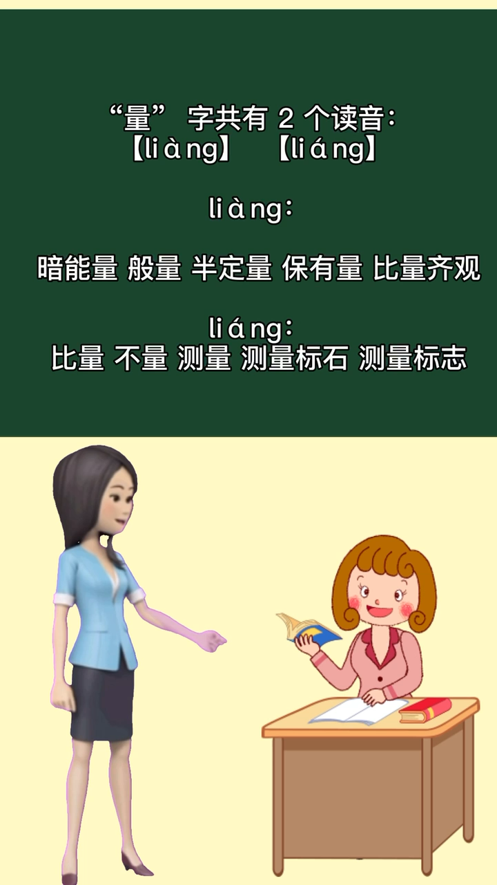 涨知识,量多音字组词和拼音!