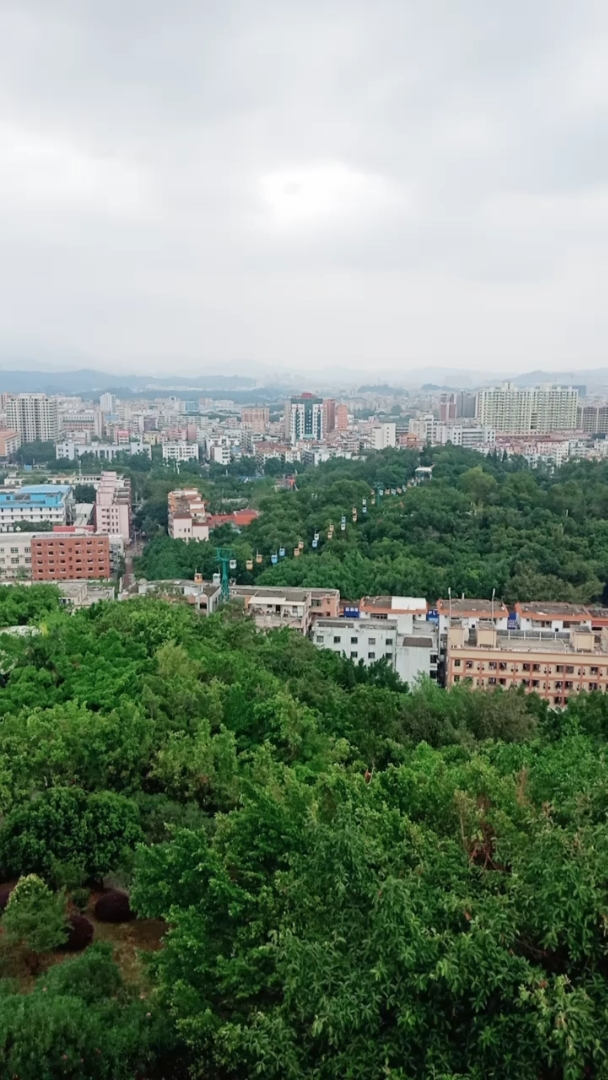 东莞塘厦镇观光公园宝塔上观塘厦最美风景!