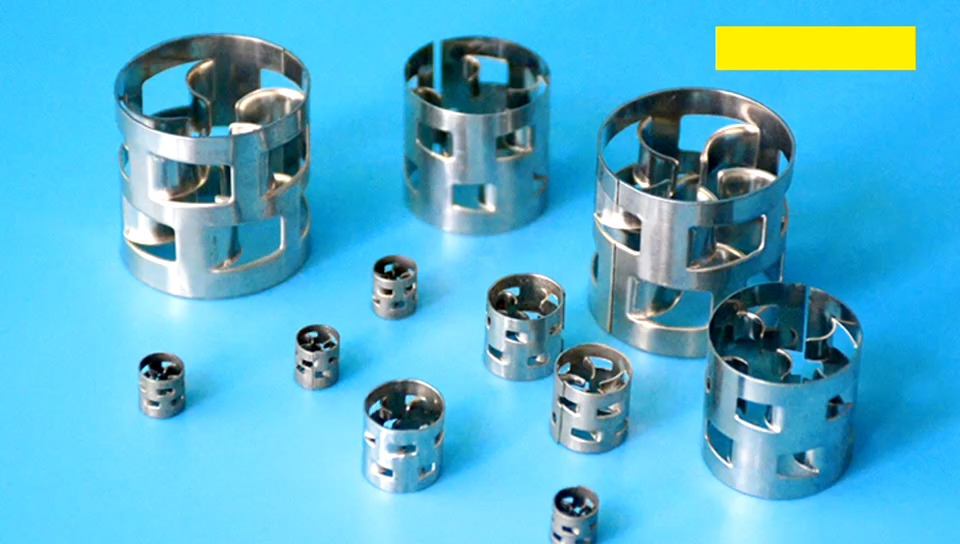 凯莱纯铜鲍尔环填料 金属不锈钢鲍尔环