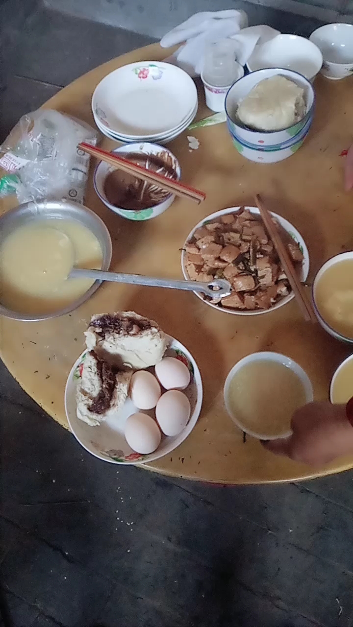农村早餐就这样纸