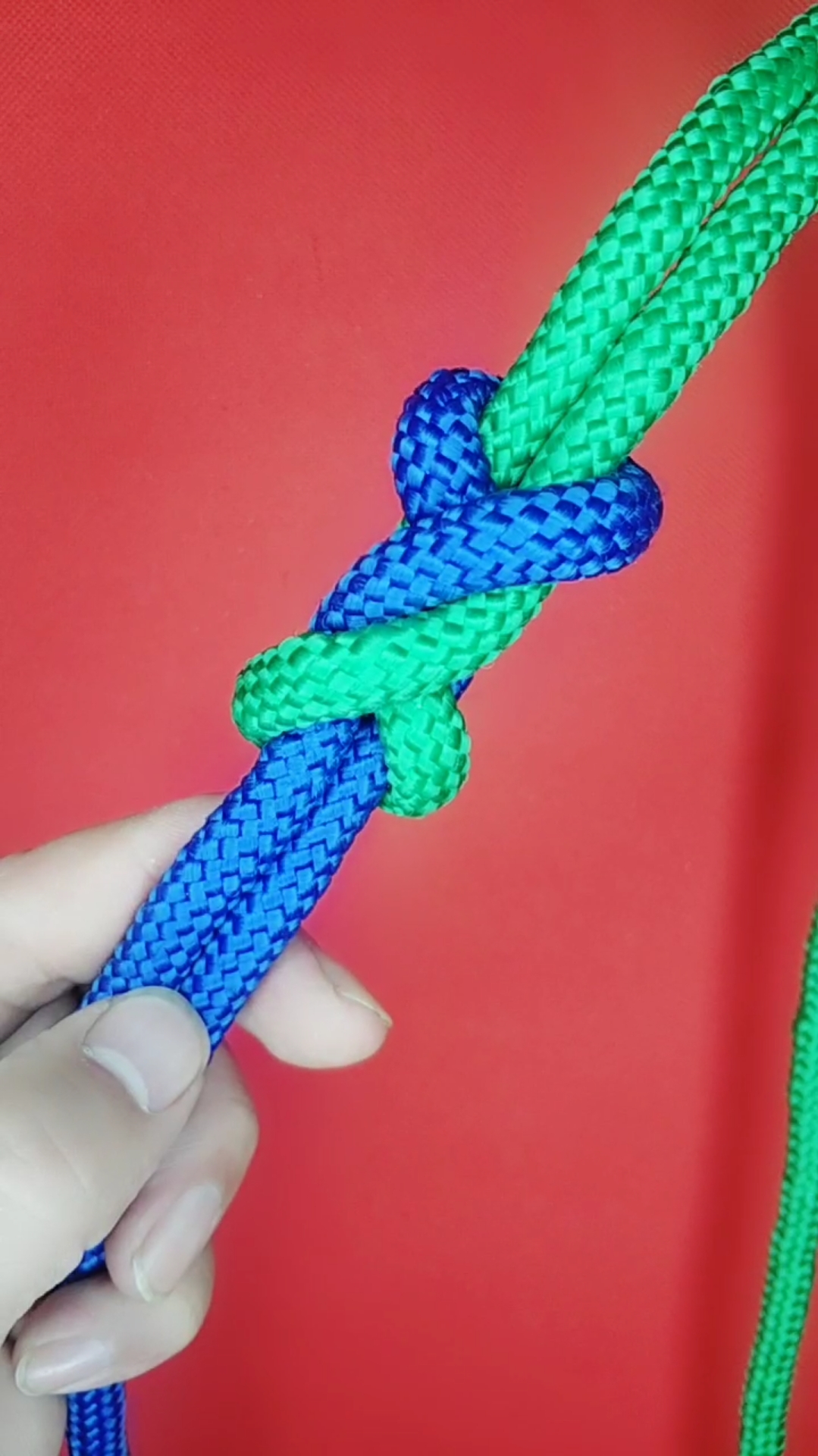 实用绳结!#漂亮的接绳结!