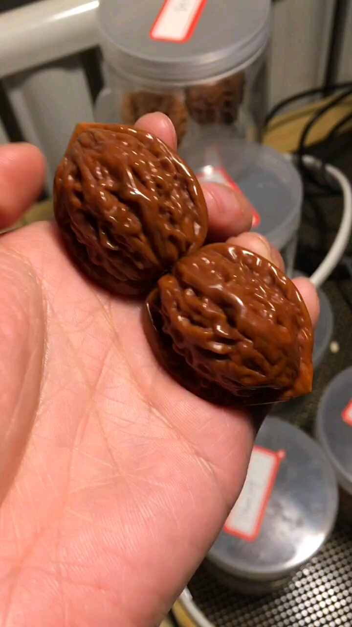 文玩核桃#极品大红袍