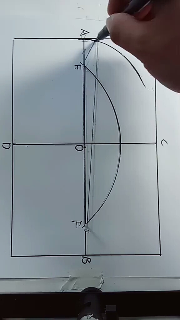 两钉一线如何画椭圆如何找钉点,评论转发收藏!