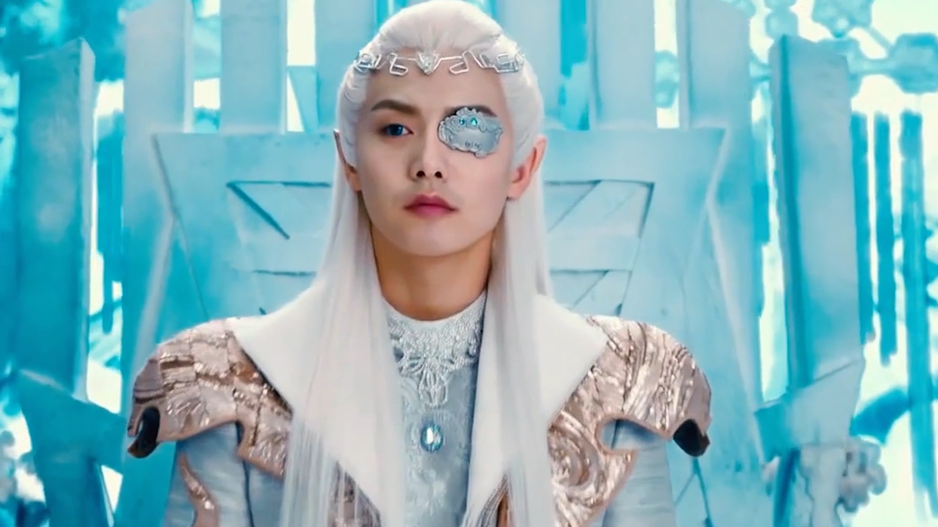 架空的古装剧场#白发美男子马天宇,这是什么神仙颜值?