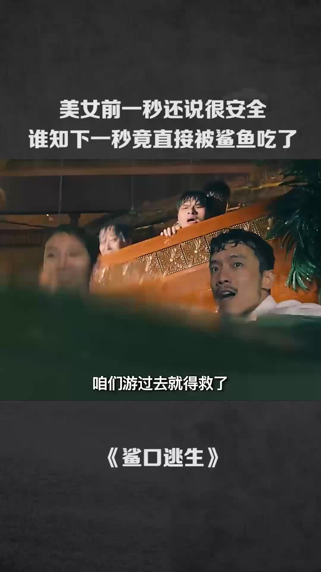 美女前一秒还说很安全谁知下一秒竟直接被鲨鱼吃了