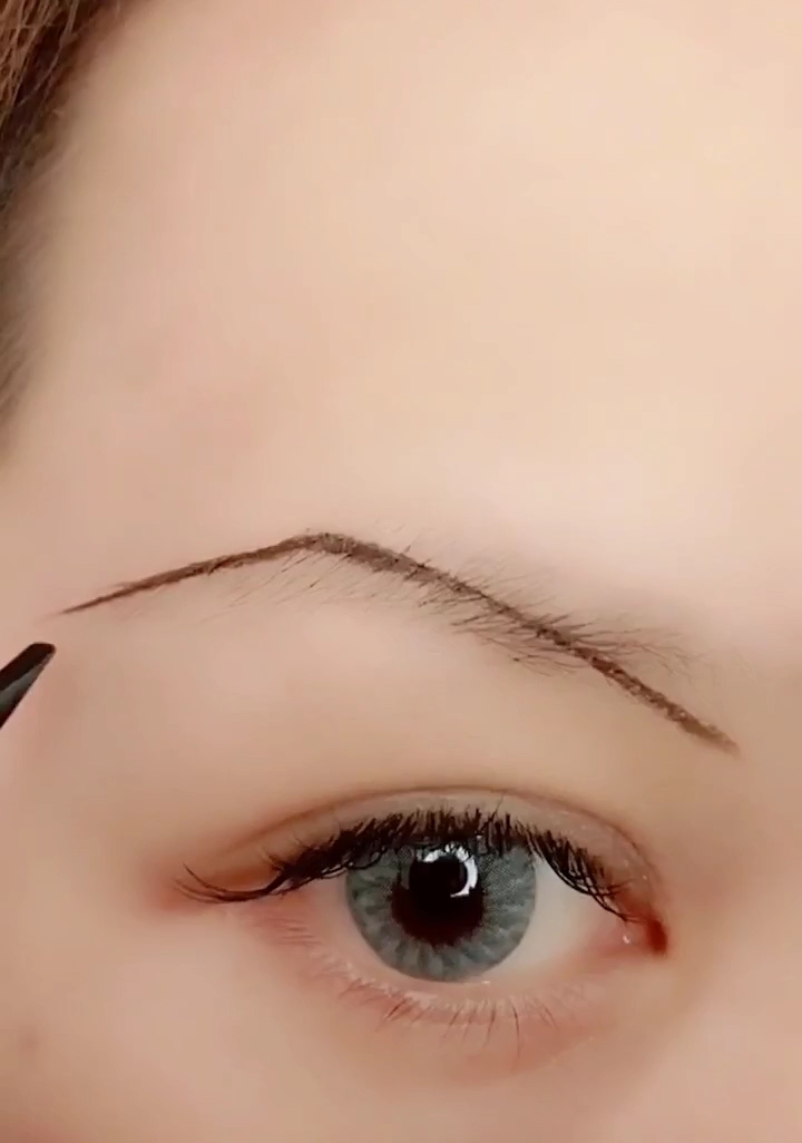 我是造型师#挑眉画法