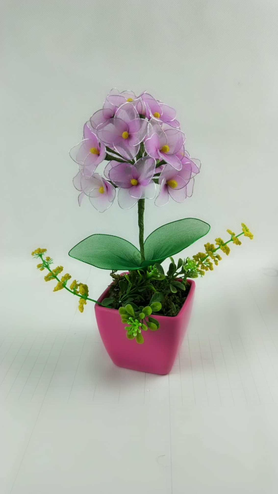 变废为宝##手工花做大花剩下的碎布条再次利用起来也可以美美的哦