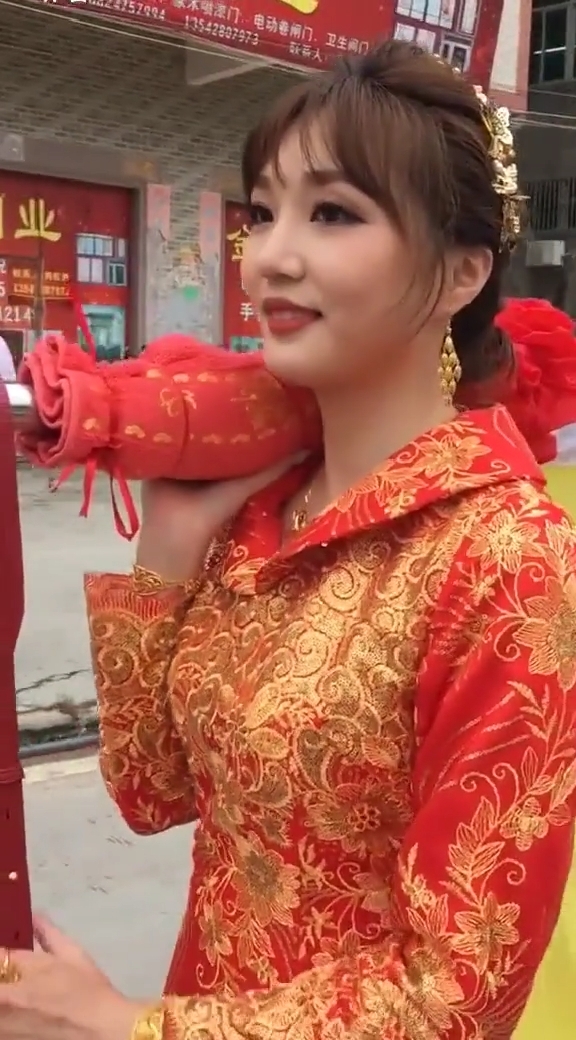 潮汕新娘美得不得了.